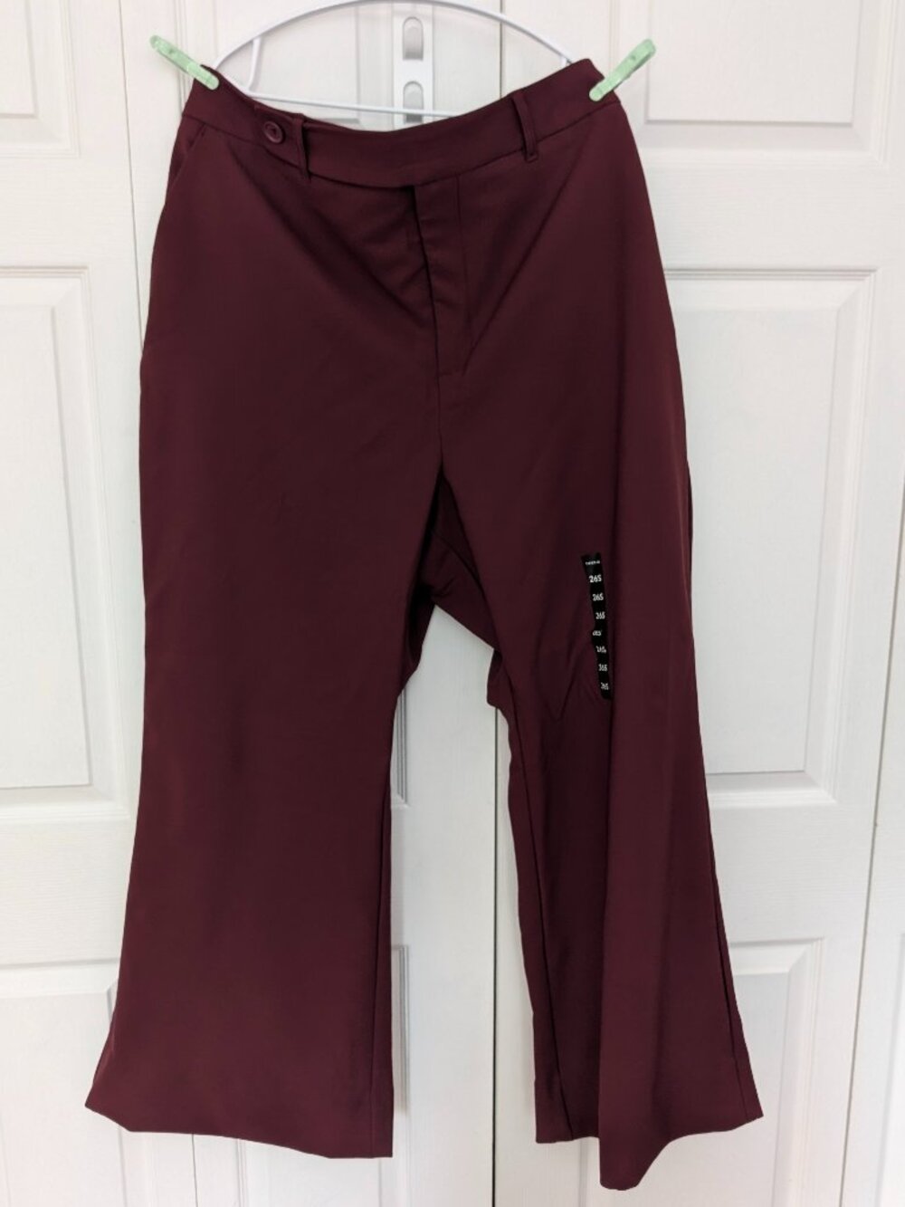 Torrid Trouser A-Line Studio Luxe Ponte Pants in Zinfandel